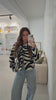 Zebra Faux Fur Jacket