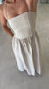 Linen Lumina Dress Stone