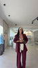Burgundy Blazer Lumina