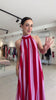 Maxi Pink and Red Dress