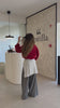 Red Knit Sweater LUMINA