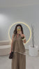 Beige Stripes Pants Lumina