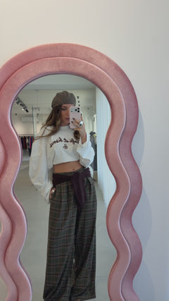 Green Plaid Trousers