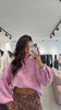 Oversize Pink Knit