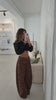 Brown Zebra Jeans