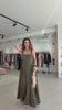 Militar Green Dress Lumina