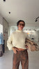 Oversize Cream Knit Sweater