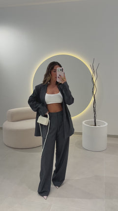 Anthracite Grey Trousers Lumina