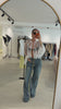 Gold Buttons Jeans