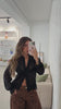 Black Lace Blouse