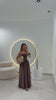Linen Lumina Dress Brown