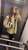 Checkered Yellow Oversize Blazer